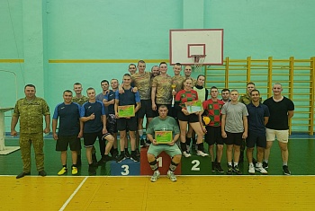 В Брестской пограничной группе состоялся чемпионат по воллейболу