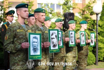 Пограничный ритуал «Боевой расчет» провели пограничники