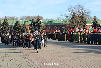 Брестские пограничники почтили память защитников Отечества, погибших в годы Великой Отечественной войны