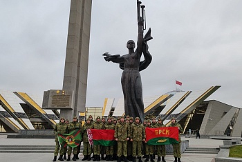 Военнослужащие ЦПС МТО посетили музей "Истории Великой Отечественной войны"