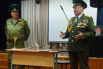 Ветераны-пограничники Мозыря провели профориентационную встречу с учащимися