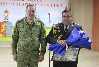 В Лидском погранотряде прошла церемония награждения ко Дню Независимости
