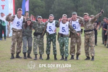 Лидские пограничники – призеры чемпионата органов пограничной службы по служебному биатлону