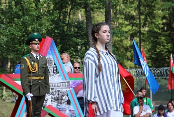 Полоцкие пограничники приняли участие в мероприятиях, посвященных 66-й встрече бывших фронтовиков, партизан, подпольщиков Республики Беларусь, Российской Федераци