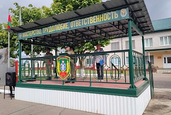 Первый отборочный этап слета военно-патриотических клубов "Юная граница" прошел в войсковой части 1463