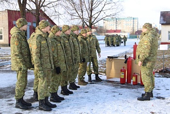 В Лидском погранотряде начался новый учебный год 