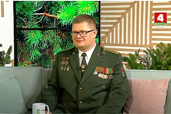 Официальный представитель Брестской пограничной группы Сергей Дмитриев в студии «Утреннего эспрессо»