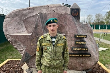 Из юноши — в мужчину: история службы в погранвойсках Никиты Гарбуна из Слонимского района
