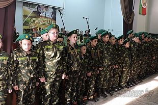 Гродненские школьники впервые приняли присягу «юного усовца»