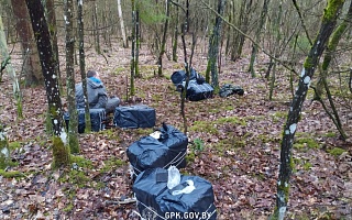 Скрыться не удалось: пограничники задержали мужчину, с подакцизными товарами
