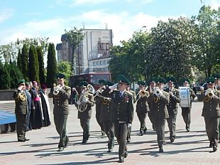 Военно-духовой оркестр Гродненской пограничной группы отмечает 45-летие