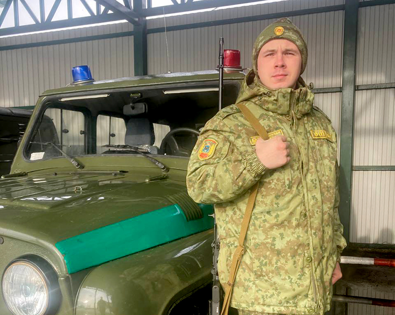 Климовчанин Александр Голубицкий: готов продолжить служить на границе