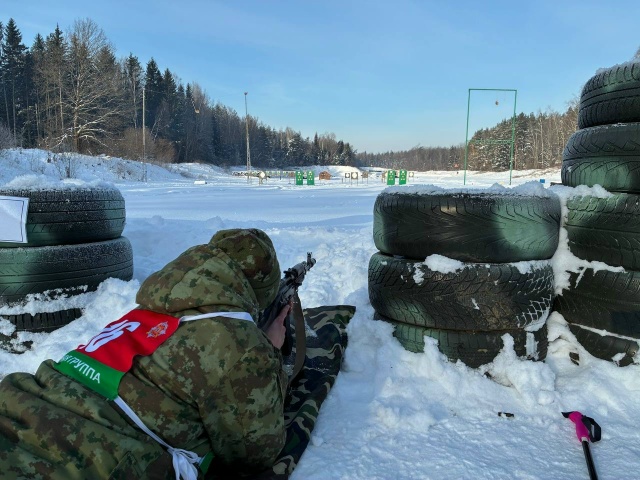В Сморгонской пограничной группе прошел чемпионат по биатлону