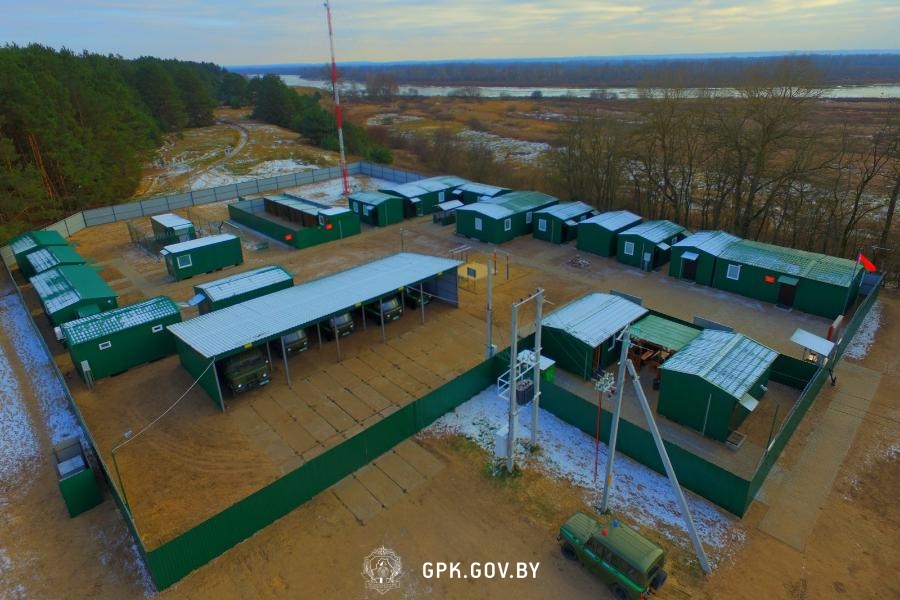 Погранзаставу модульного типа открыли на границе с Украиной Погранзаставу модульного типа открыли на границе с Украиной