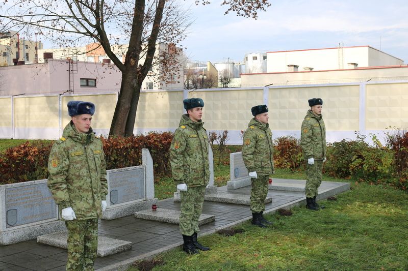 Лидские пограничники присоединились к республиканской акции «Во славу общей Победы!»