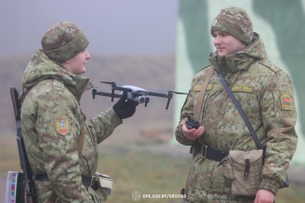 Новобранцы Гродненской пограничной группы завершают первый этап обучения 