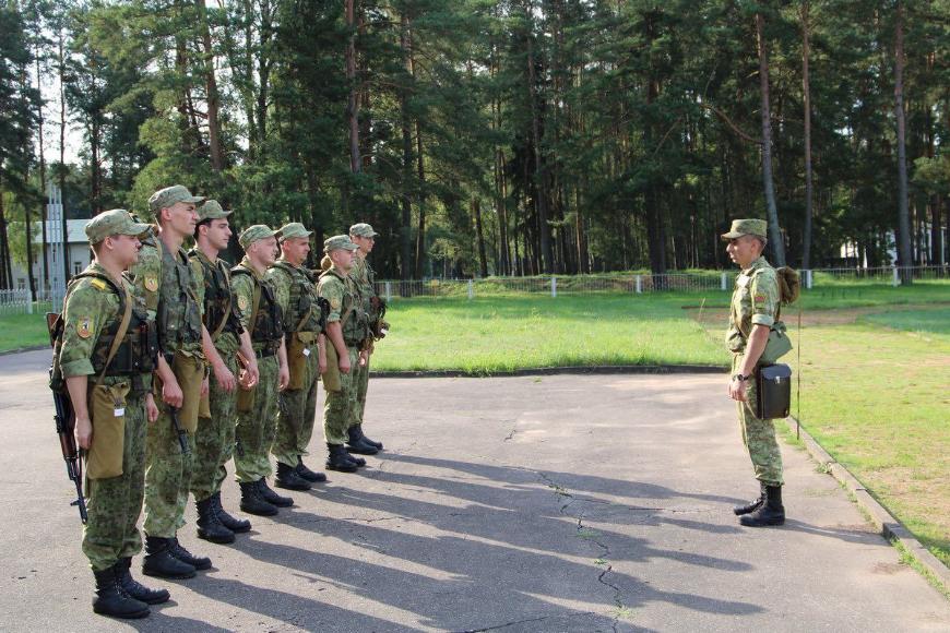 В Сморгонской пограничной группе проходят сборы военнообязанных