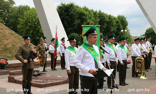 Пограничная эстафета прошла по участку Лидского пограничного отряда
