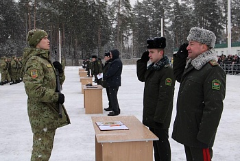 В Полоцком пограничном отряде новое пополнение приведут к Военной присяге