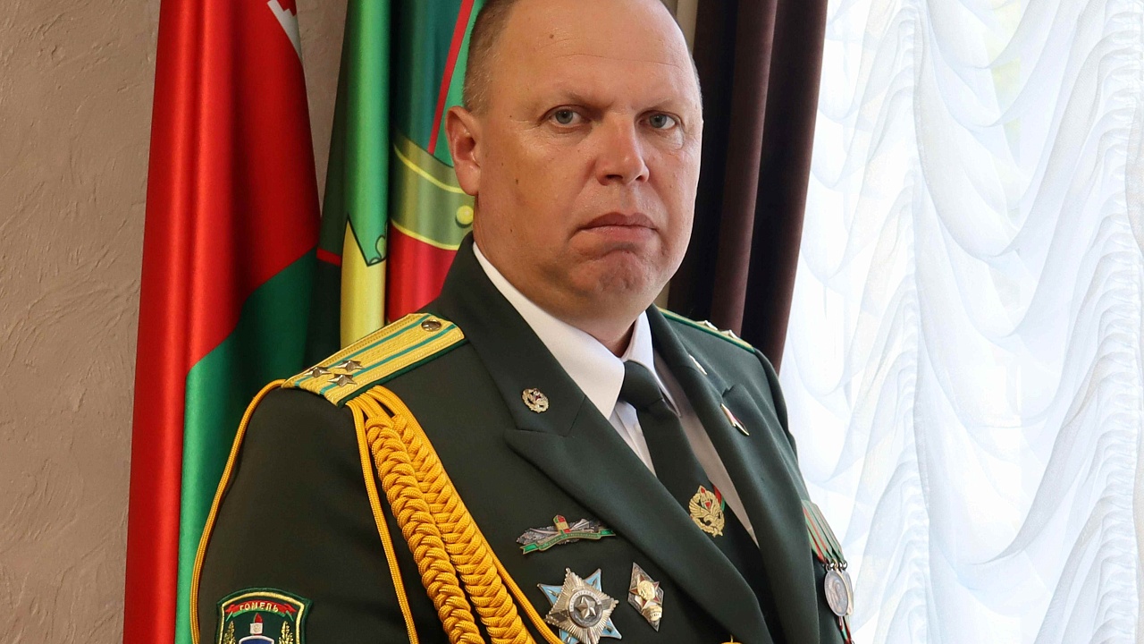 Поздравление Начальника Гомельской пограничной группы с Днем части