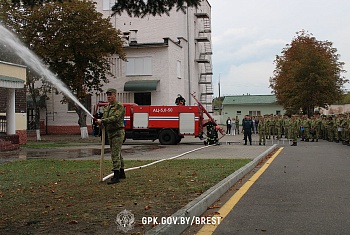 В Брестской пограничной группе провели Единый день безопасности