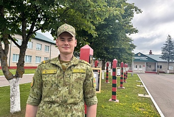 «Служба научила меня достигать целей»: пограничник Арсений Кучеро о службе в войсковой части 1463