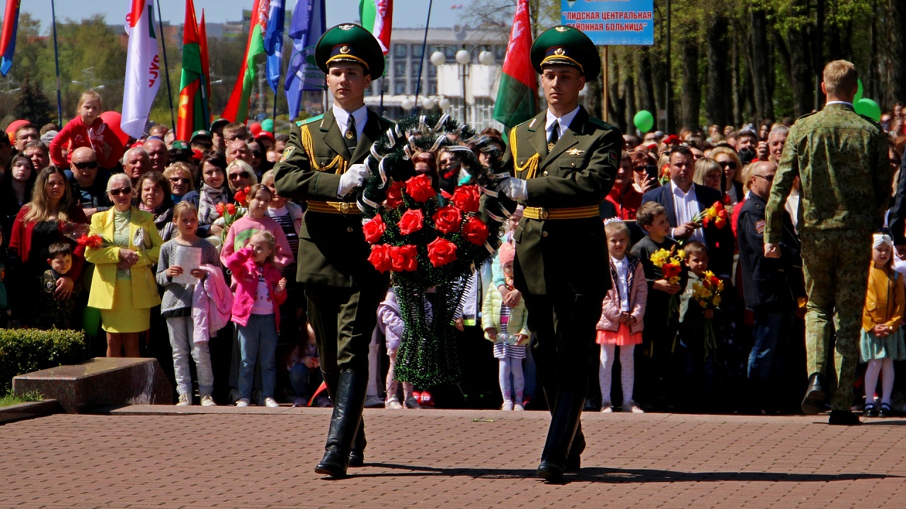 Лидские пограничники присоединились к мероприятиям в честь Дня Победы