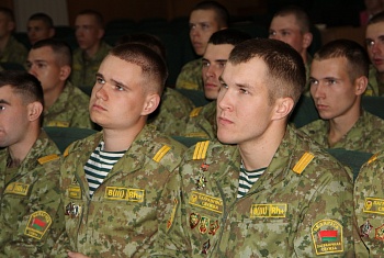  Общее собрание военнослужащих срочной службы состоялось в Сморгонской пограничной группе
