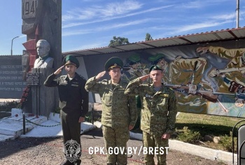 На пограничной заставе «Огородники» почтили память героя-пограничника Ивана Беляева