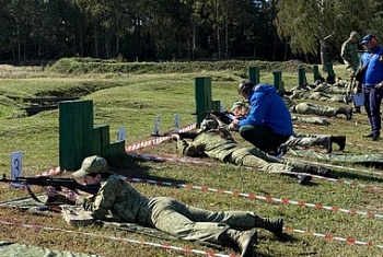 В Брестской пограничной группе прошел чемпионат органов погранслужбы по пограничному троеборью