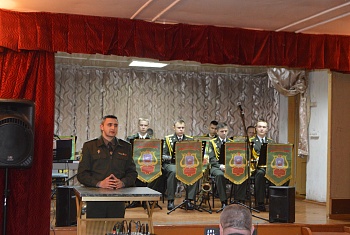 20 января полоцкие пограничники с концертом посетили агрогородок «Опса»