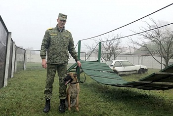 Кинолог Лидского пограничного отряда завоевал 1 место на соревнованиях в Латвии