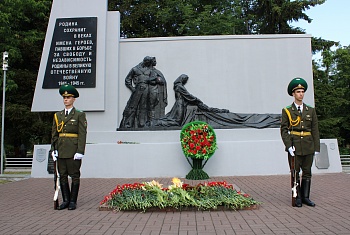 Пинские пограничники приняли участие в праздновании Дня Независимости Республики Беларусь