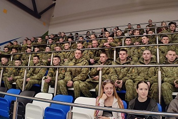 Военнослужащие войсковой части 1463 посетили чемпионат Беларуси по гандболу в Дзержинске