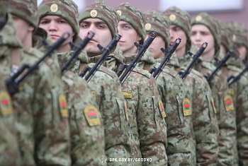 В Гродненской пограничной группе состоялся торжественный ритуал