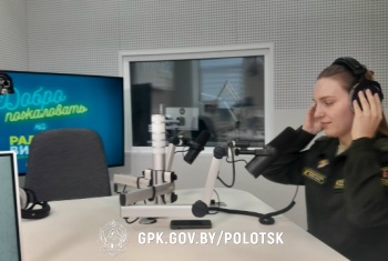 Пограничники в эфире радио "Витебск"