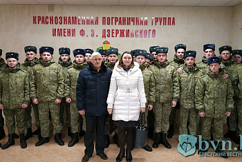 Пісьменнік Аляксандр Валковіч наведаў Брэсцкую пагранічную групу імя Ф.Э. Дзяржынскага 