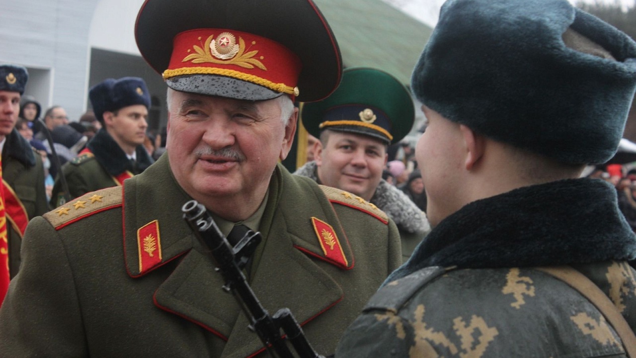 Присяга в Сморгонской пограничной группе