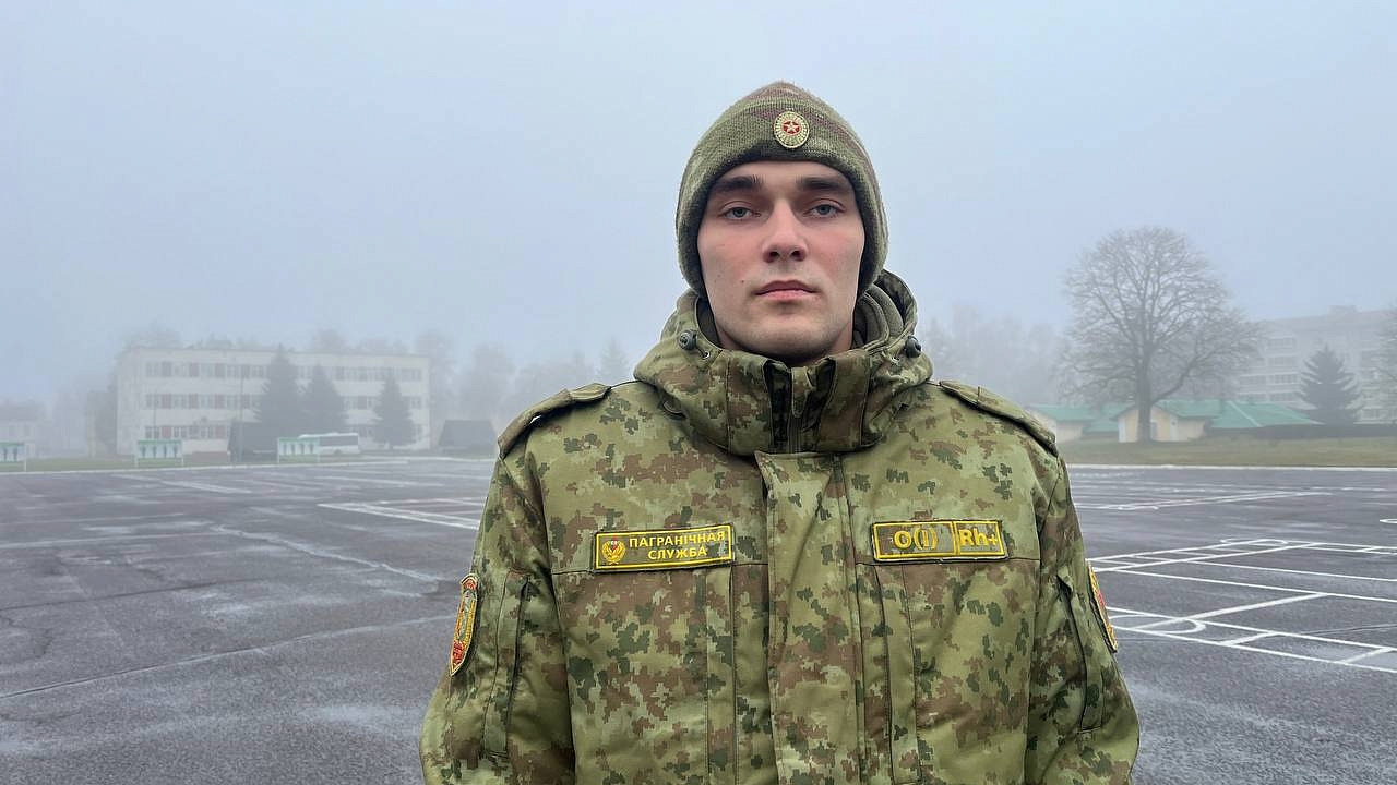 Кирилл Войшнис из Вороново — на охране рубежей