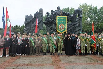 Гродненские пограничники приняли эстафету, посвящённую 105-летию органов пограничной службы