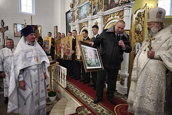 Пинские пограничники отметили Храмовый праздник в честь небесного покровителя – Архистратига Михаила 