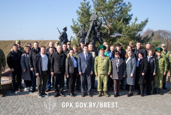 В Брестской пограничной группе прошёл ежегодный слёт добровольных дружин