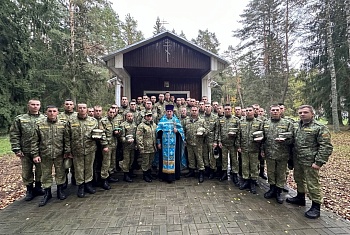 В Храме Сморгонской пограничной группы состоялся торжественный молебен