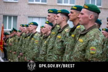 В Брестской пограничной группе чествовали военнослужащих, увольняемых в запас