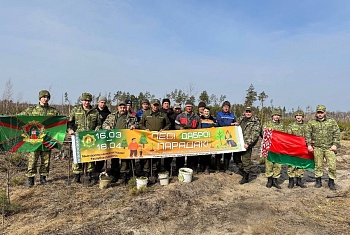 Сохраняя природу, охраняем границу: пограничники заставы «Мутвица» внесли вклад в лесовосстановление