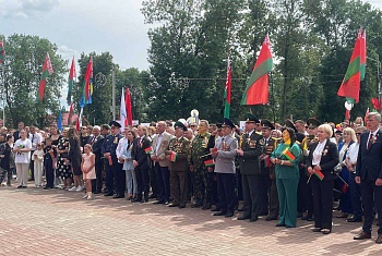 Военнослужащие группы МТО приняли участие в торжественных мероприятиях в честь Дня Независимости Республики Беларусь