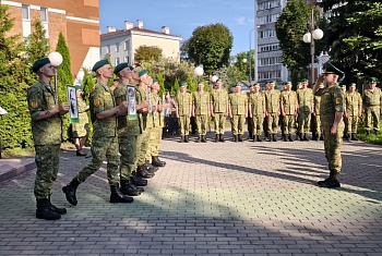 Пограничный ритуал «Боевой расчет» провели пограничники