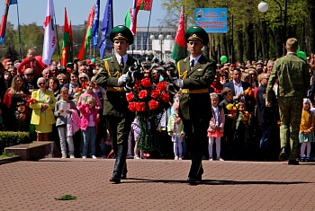 Лидские пограничники присоединились к мероприятиям в честь Дня Победы
