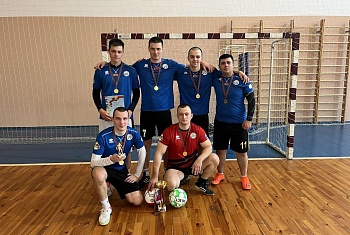 Команда Сморгонской пограничной группы стала лучшей в соревнованиях по мини-футболу