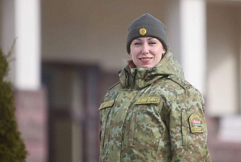 «Служба на границе требует строгой дисциплины». Старший прапорщик Екатерина Юшко рассказала о том, почему связала жизнь с погранслужбой